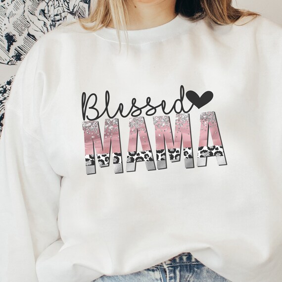 Blessed Mama Shirt Mama Shirt Mama Sweatshirt Leopard Shirt Minimalist Shirt Mom Shirt Mothers Day Tee Gift for Her Mom Gifts Etsy UK