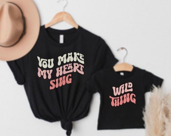Mama en ik bijpassende shirts, papa en mij shirts, bijpassende familie tshirts, Mama Mini Tees