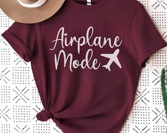 Airplane Mode Shirt, Family Vacation Shirts, Airplane outfit, Summer Vacation Shirts, Pilot Shirt, Gift for Travelers, Adventures Shirt