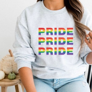 プライド シャツ、プライド レインボー シャツ、プライド マンス LGBTQ シャツ、プライド セーター、プライド スウェットシャツ、愛は愛、ゲイ プライド、女性