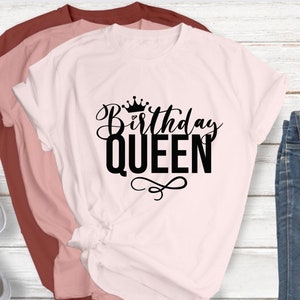 Birthday Queen Shirt, Birthday Girl Shirt, Youth Birthday Shirt, Birthday Party Shirt, kids Birthday Shirts, Birthday Crew Shirts