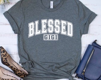 Camisa Gigi, Sudadera Gigi, Regalo de abuela, mejor regalo de abuela, Regalo del Día de las Madres, Camisas Gigi, Camisas para abuela, Bendita Gigi