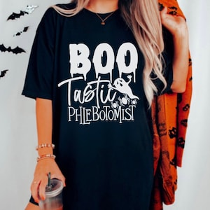Phlebotomy shirt, Halloween Phlebotomist Graphic tee, Lab Tech Shirts, Coffee Lover, Medical Technician, Funny Shirts