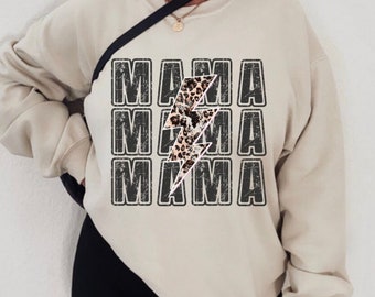 Mama Sweatshirt, Cute Mom Tshirt,  Motherhood Shirt, Retro Sweatshirt, Grunge Sweater, Spring Shirt, Trendy Sweatshirt