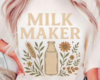 Sweatshirt moeder borstvoeding, boho-shirt milk Maker, pompende mama cadeau, voedingstop voor nieuwe moeder, gezellige grafische trui postpartum, boobery
