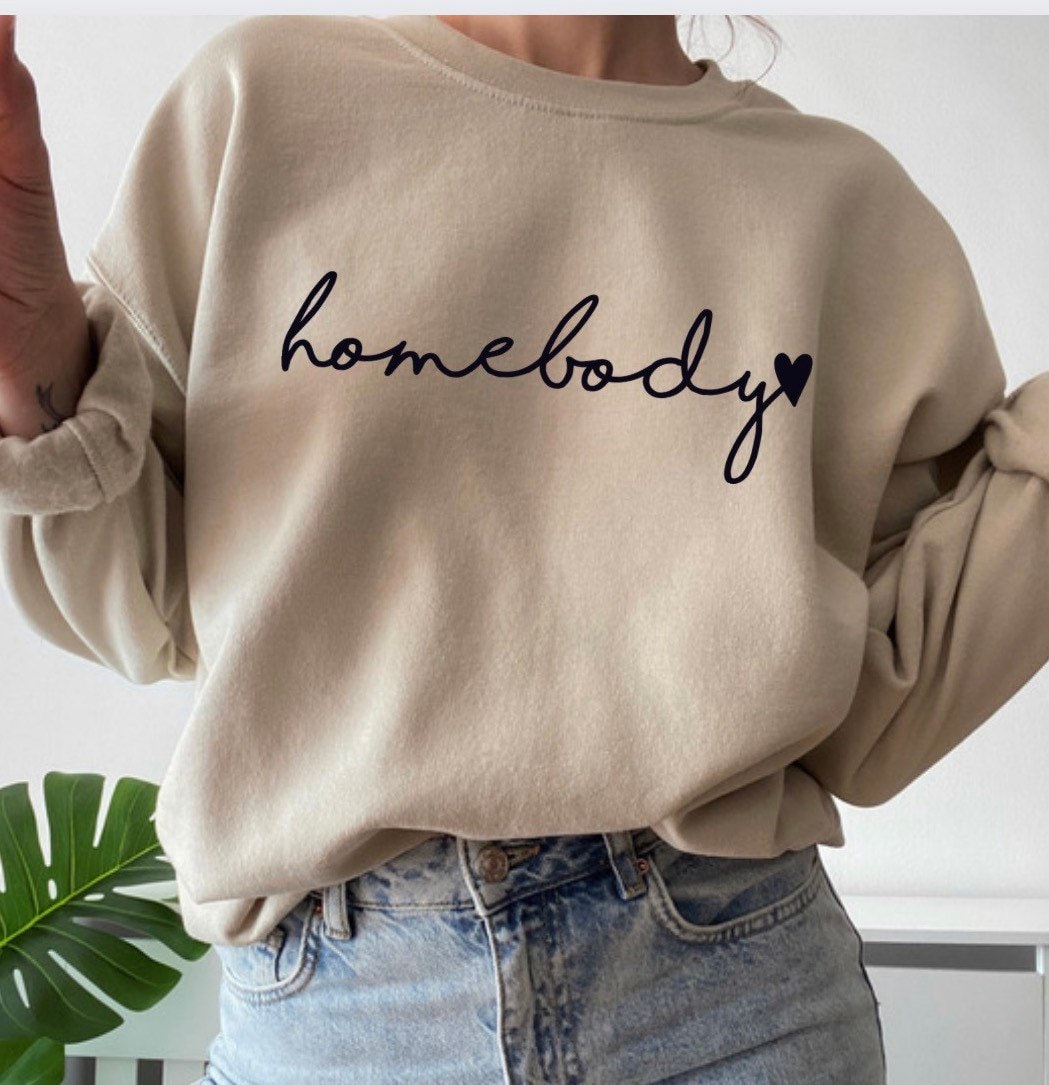 Homebody Sweatshirt Homebody Sweater Cute Homebody Shirt - Etsy