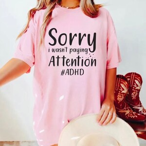 ADHD Shirt, Funny ADHD Shirt, Hyper focus Sweatshirt, ADHD Sweatshirt
