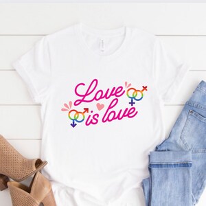 Love is Love Shirt, Rainbow Shirt, Pride Month Shirt, Love Wins shirt, LGBTQ shirt, Toddler Shirt, Pride Day Graphic Tee