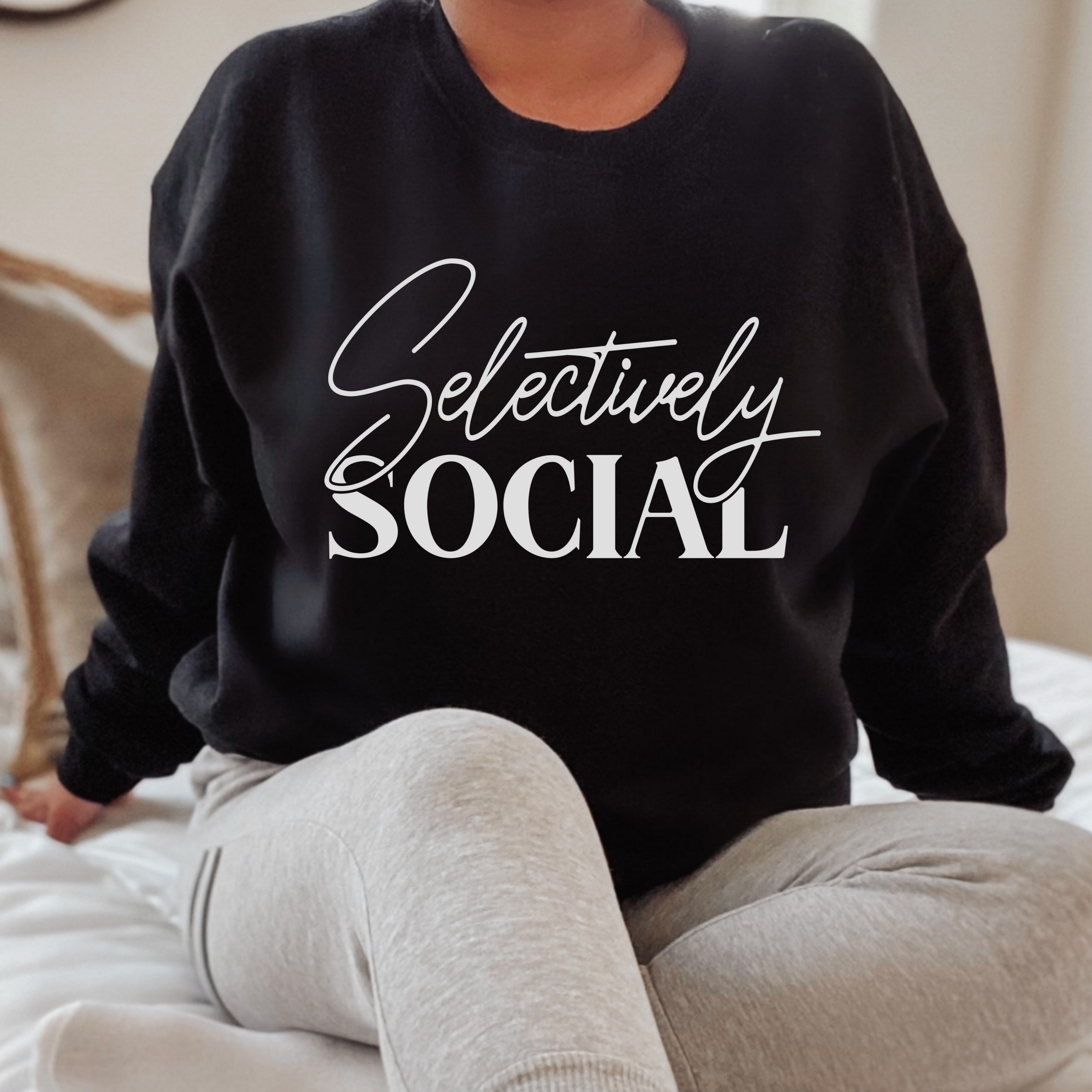 Selectively Social Tee Selectively Social Tee