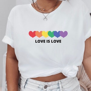 Love Is Love Shirt, Rainbow Heart Shirt, Pride Month Shirt, Love Wins shirt, LGBTQ shirt, Toddler Shirt, Pride Day Graphic Tee