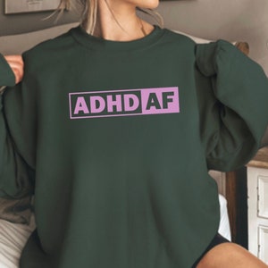 ADHD Shirt, Funny ADHD Shirt, Hyper focus Sweatshirt, ADHD Sweatshirt, Adhd Crewneck, Oversized, Unisex
