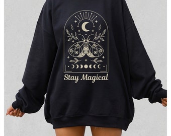 Moon Phase sweatshirt, Positivity Sweatshirt Mystical sweatshirt, Eclipse Shirt, Moon sweater, Mooncycle sweatshirt, Celestial sweatshirt