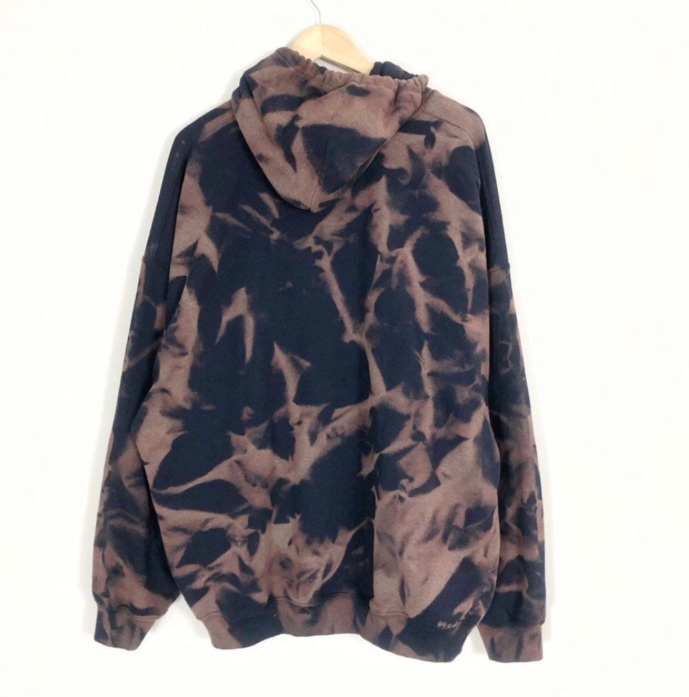 Bleached Hoodie hoodies Unisex Hoodie Oversized Hoodie Etsy