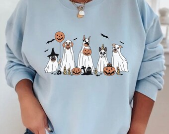 Moletom de cachorro de Halloween, cachorro assustador, fantasma de