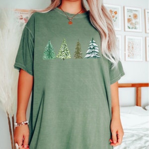 Christmas Tree Shirt, Comfort Colors, Women Christmas, Retro Christmas, Christmas Lover, Funny Christmas Shirt, Christmas Tree,