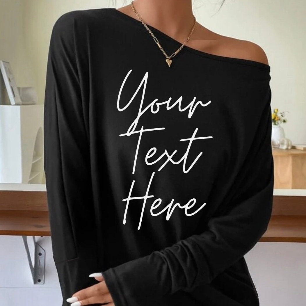 ★ANIV★ OFF SHOULDER LETTERING LONG SLEEVE BYRWZDN A-line Off Shoulder Long Sleeves Wedding Dresses for