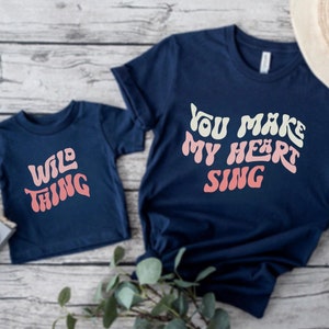 Mommy and Me matching shirts, Daddy and me Shirts, Matching family tshirts, Mama Mini Tees