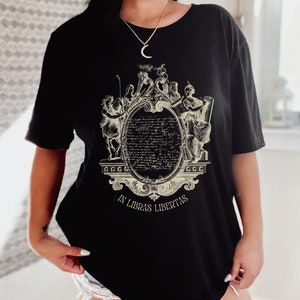 Dark Academia Shirt Dark Academia Clothing Book lover Shirt Statue Shirt Bookish Shirt Light Academia Aesthetic Top Greek Latin Shirt Black