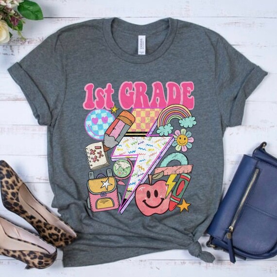 First Grade Shirt, 1st Grade Teacher Shirt, 1st Grade Team, Cute