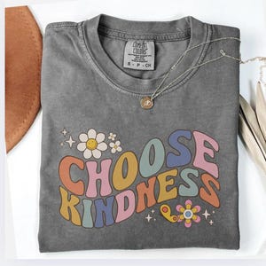 Freundlichkeit Shirt, Lehrer Shirt, Komfort Farben, Lehrer Wertschätzung Tshirt, süßes Lehrer Shirt, Freundlichkeit Tshirt, Trendy Grafik T-Shirt, Retro