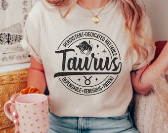 Stier-Shirt, Stier-Zwillinge-Shirt, Stier-Horoskop-Geburtstagsgeschenk, Astrologie-Shirt, lustiges Sternzeichen-Shirt, Sternzeichen-Geschenke, himmlische Geschenke