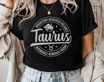 Stier-Shirt, Stier-Zwillinge-Shirt, Stier-Horoskop-Geburtstagsgeschenk, Astrologie-Shirt, lustiges Sternzeichen-Shirt, Sternzeichen-Geschenke, himmlische Geschenke