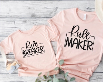 Mama en ik bijpassende shirts, papa en mij shirts, bijpassende familie tshirts, Mama Mini Tees
