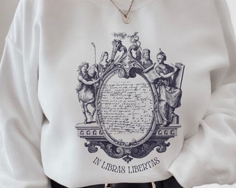 Dark Academia Sweatshirt Dark Academia Clothing Book lover Shirt Statue Shirt Bookish Shirt Light Academia Aesthetic Greek Latin Shirt Black