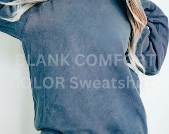 コンフォートカラーズスウェットシャツ、ブランクコンフォートカラーズレディース、プレーンヴィンテージウォッシュセーター、オーバーサイズボヘミアンセーター、1566、DIYブランクシャツ、カスタム