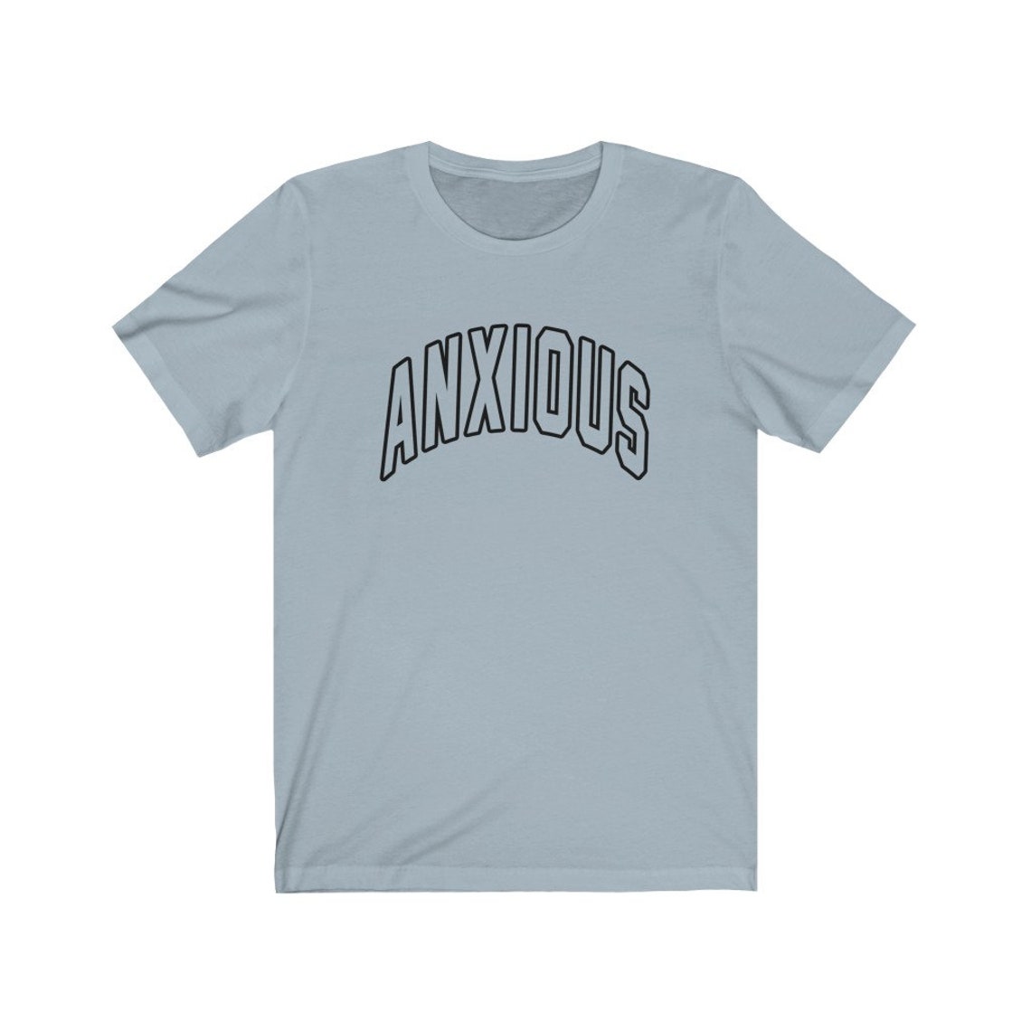 Anxious T Shirt Anxiety Shirt Mental Health Shirt Oversized Tee Anxious ...