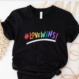 Love Wins Shirt, Rainbow Shirt, Pride Month Shirt, Be Kind shirt, LGBTQ shirt, Toddler Shirt, Pride Day Graphic Tee