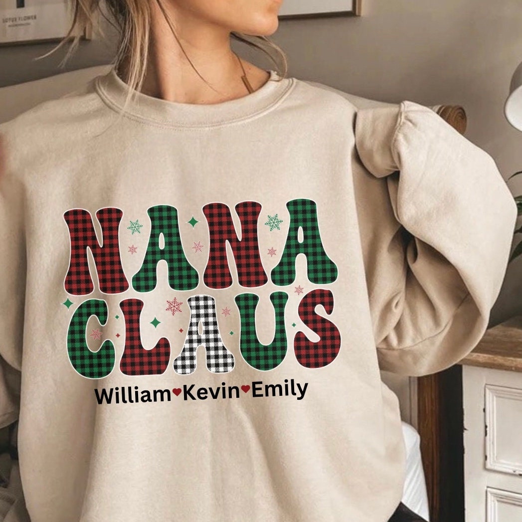 Felpa Nana, Felpe con clausola Nana personalizzate, Regalo per Nana, Regalo per Nana, Felpa della nonna, Maglione dei nipoti, Regalo personalizzato Gigi