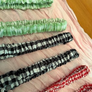 Gingham Scrunchie Lanyard image 8
