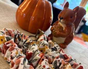 Fall Inspired Scrunchie Lanyard