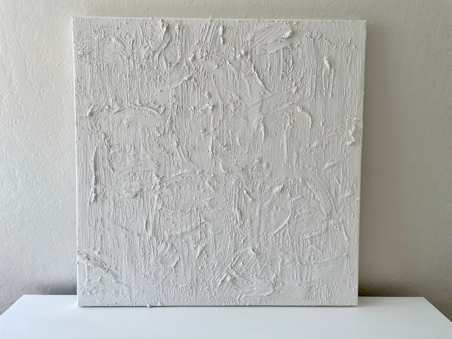Textured Neutral Canvas Art Etsy