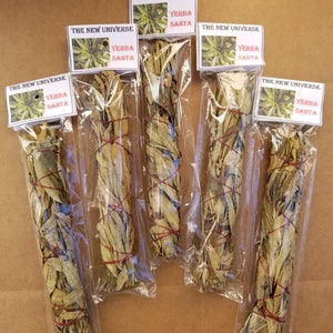 5 Pack Yerba Santa Smudge Stick Bundle | Yerba Santa 9&quot; sticks