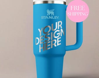 Vaso Stanley personalizado, regalo corporativo con logotipo grabado con láser, ideal para empresas, como obsequio de agradecimiento a los empleados o para pedidos al por mayor.