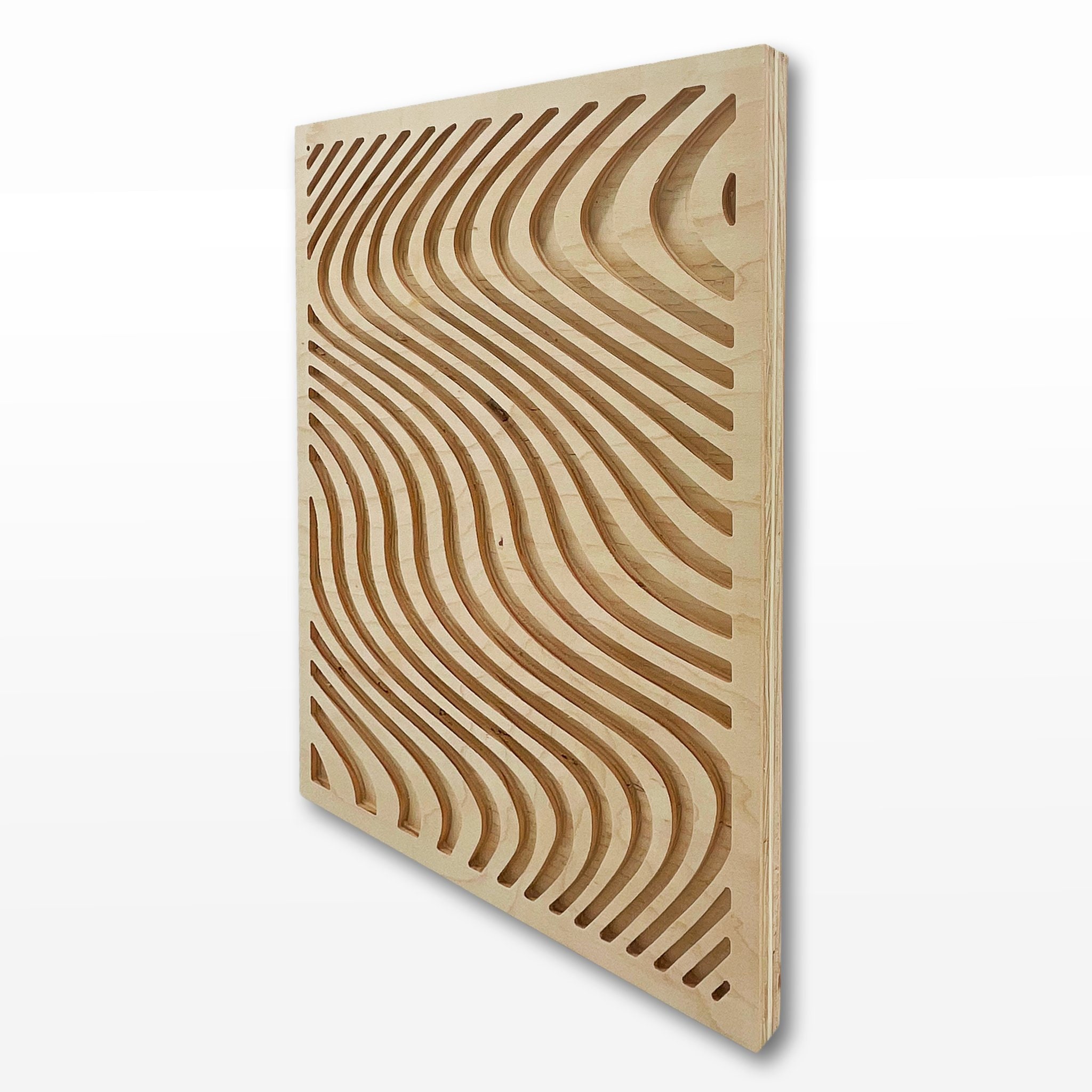 Geometric Wood Wall Art Modern Wood Wall Art Large Etsy