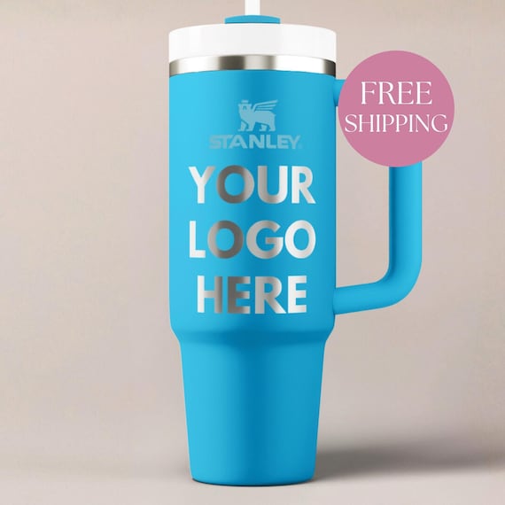 Custom Stanley Tumbler Corporate Gift Laser Engraved Logo Cup Business  Present Employee Appreciation Branded Merchandise Bulk Order