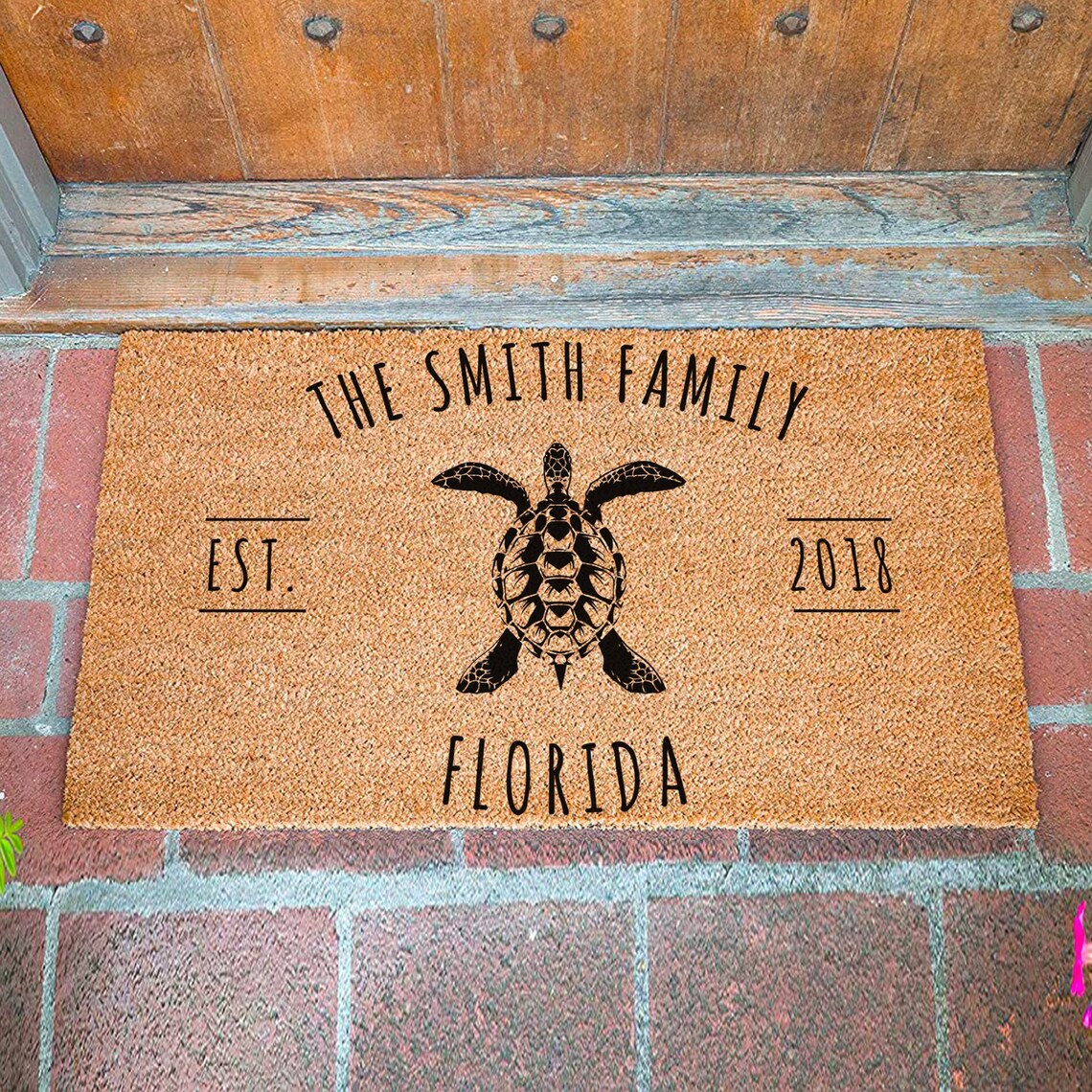 Personalized Doormat Beach House Customized doormat Etsy