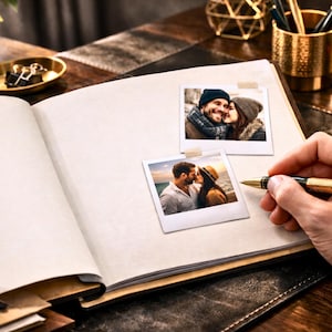 Personalized Memorial Guest Book Funeral Favors Celebration Life Memory Album Custom Design Wooden Keepsake Remembrance Journal Tribute image 18