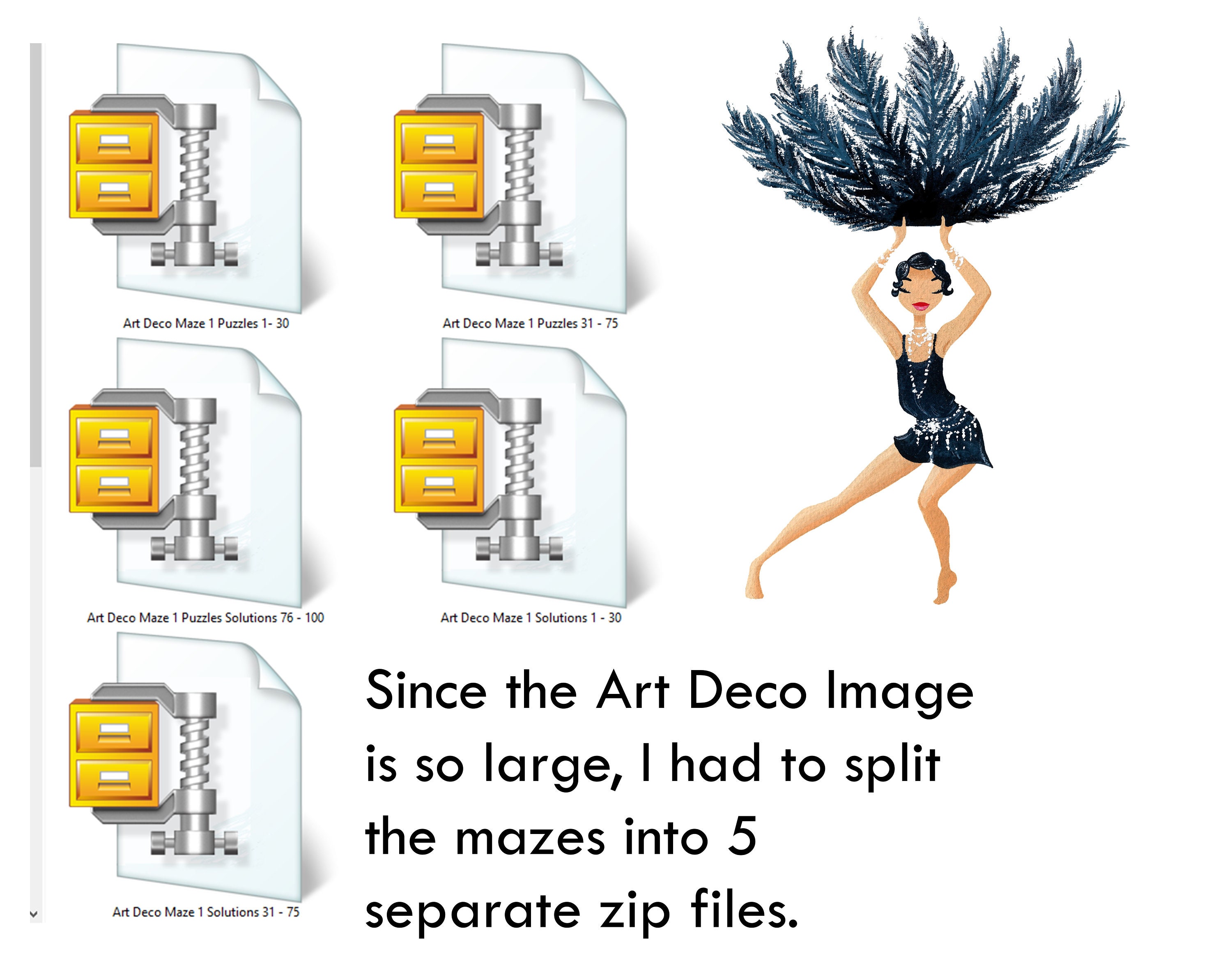 100 Art Deco Mazes Set 1 1920s Theme Mazes Etsy