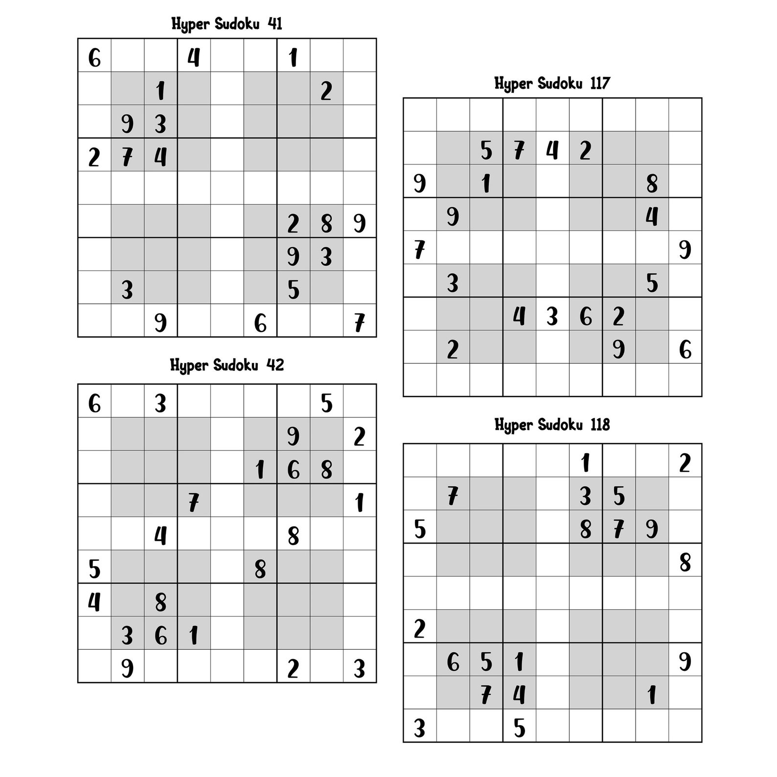 125 Hyper Sudoku Download PDF Book US Letter Size - Etsy Italia