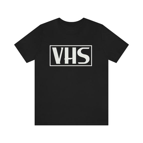VHS Logo T-Shirt - Retro Vintage Nostalgia Classic Old School - Unisex Short Sleeve Tee