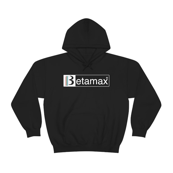 Betamax Logo Hoodie - Vintage, Retro, Old School, Classic 80's Unisex Heavy Blend Hooded Sweatshirt