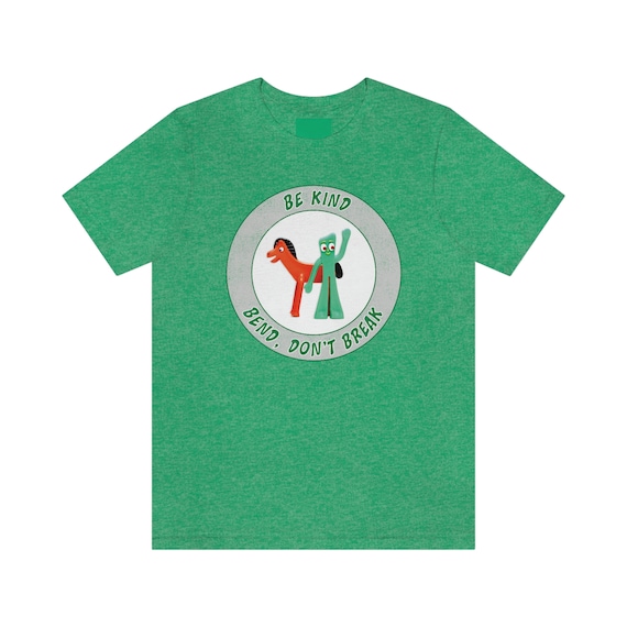Gumby TShirt - Vintage T-Shirt - Retro Nostalgic Classic Unisex Short Sleeve Tee