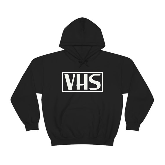 VHS Logo Hoodie - Vintage, Retro, Old School, Classic 80's Unisex Heavy Blend Hooded Sweatshirt