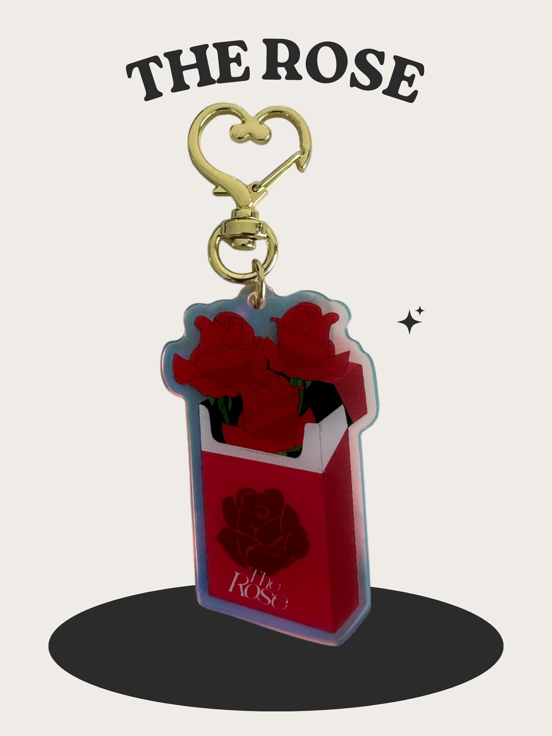 The Rose Acrylic Keychain | the Rose Band - Etsy