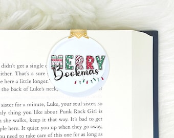 Christmas bookmark, Merry booksmas Christmas magnetic bookmark, Bookish Christmas, Holiday bookmark, SMUT bookmark, Gifts for book lover