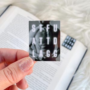SMUT Magnetic Bookmark, STFUATTDLAGG, Spicy Bookmark, Good Girl Society, Bookish Gift, Gift for Book Lover, Good Girl magnetic Bookmark